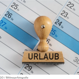 Stempel mit Urlaub